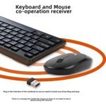 Jertech KM400 Wireless Combo – Wireless Keyboard and Mouse Set