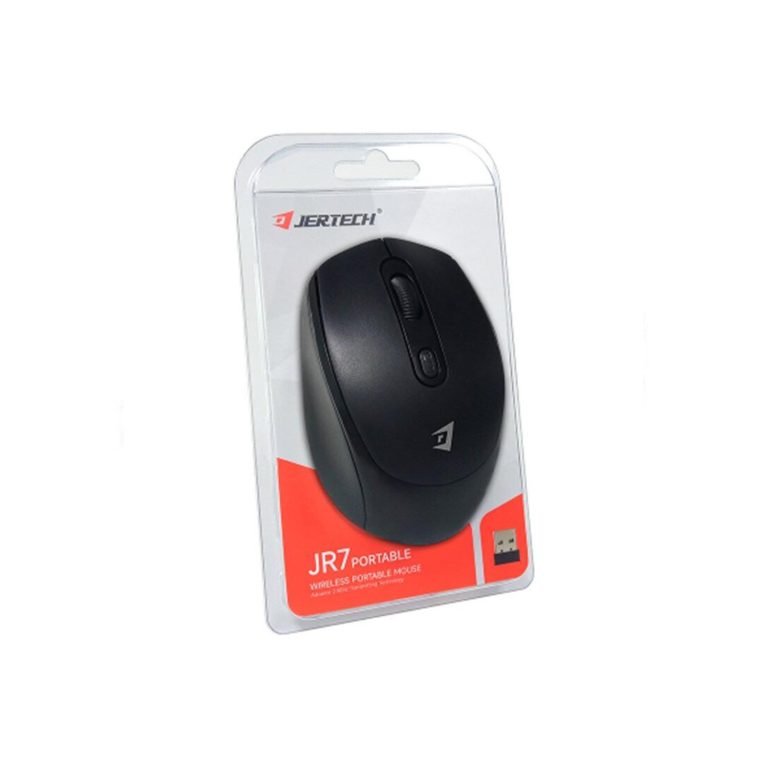 Jertech JR7 Wireless Mouse – Silent Portable Mouse with USB Receiver