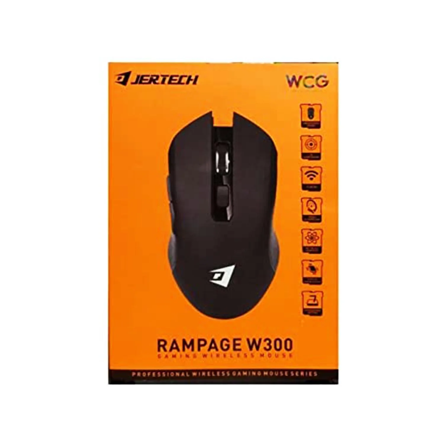 jertech w300 rampage wireless mouse Jertech W300 Rampage Wireless Mouse – Silent USB Ergonomic Mouse
