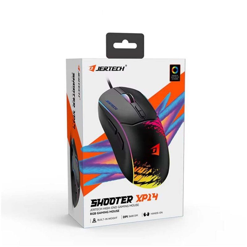 Jertech XP14 Shooter Gaming Mouse – Wired RGB Gaming Mouse