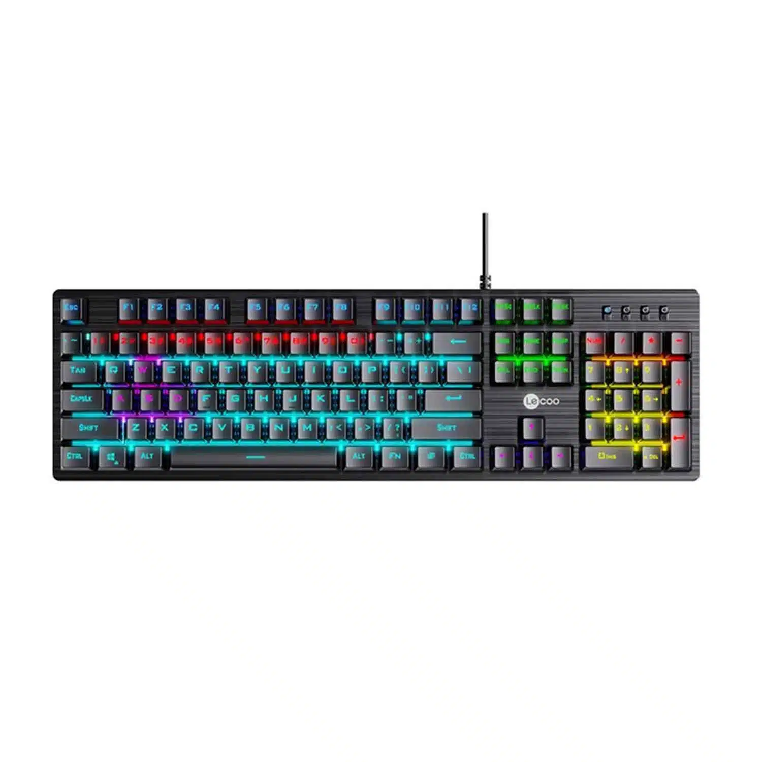 Lecoo GK302 Mechanical Keyboard Wired Blue Switch