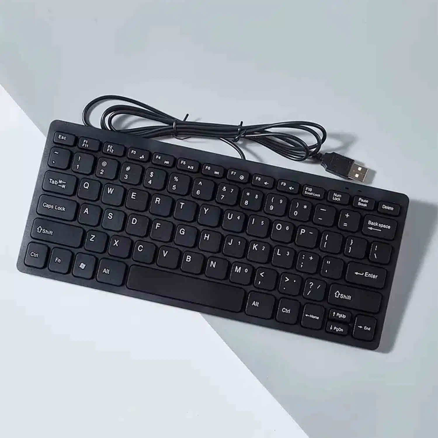 Mini Keyboard K1000 Wired USB Compact Keyboard