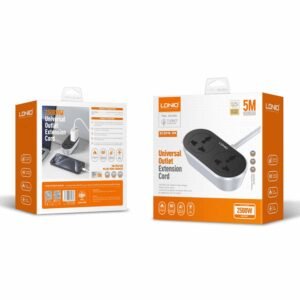LDNIO SC2018 2500W Power Socket with 5 Meter Extension Cord