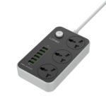 LDNIO SC3604 Power Socket with 3 Sockets and 6 USB Ports – 2500W