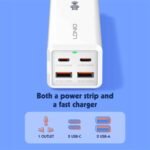 LDNIO SC1418 Desktop Power Strip 65W with USB-C and USB-A PD QC3.0 Fast Charging